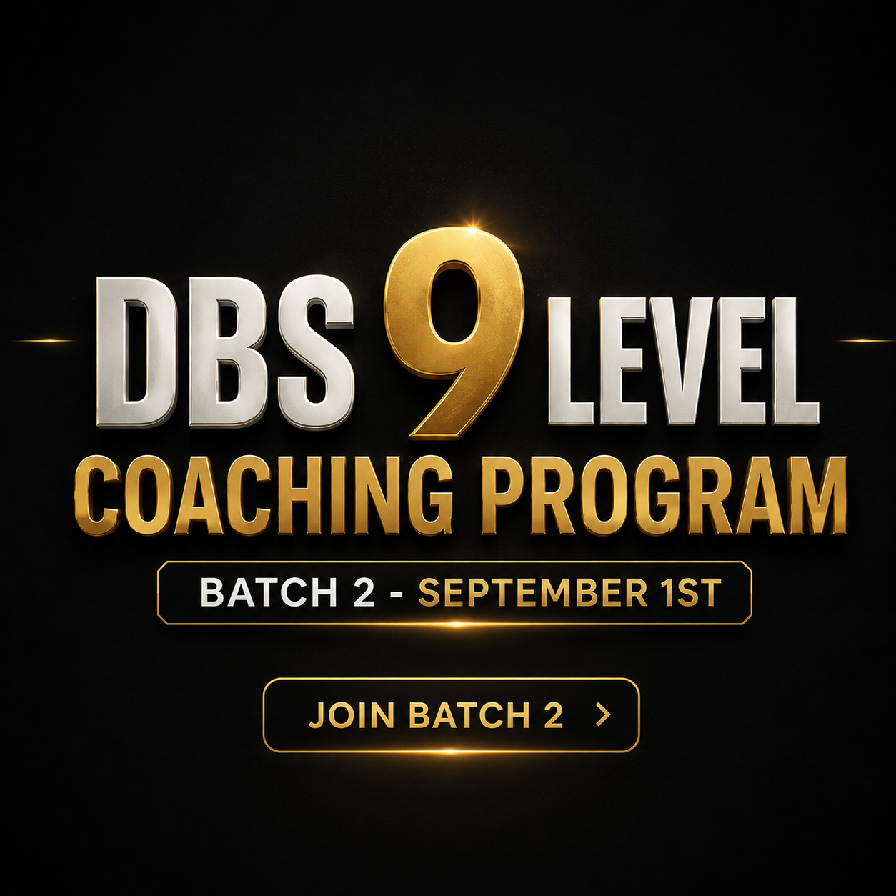 DBS 9 Level Coaching Program Batch 2
